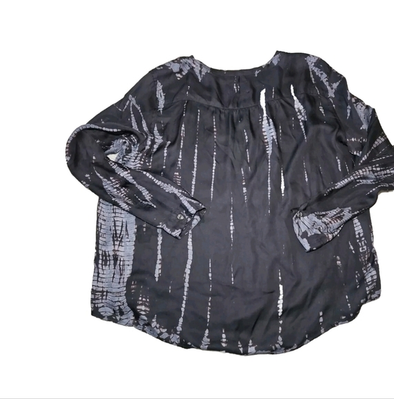 Zadig & Volaire Womens Black And Gray Ruth  Long Sleeve Tunic Top  M - Picture 6 of 13